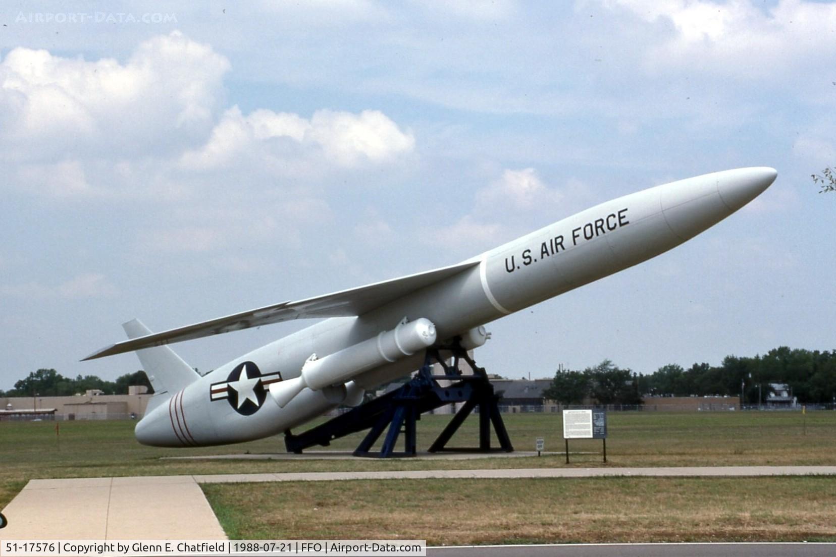 51-17576, 1951 Northrop SM-62 Snark C/N 3290, Originally designated B-62, the Snark became SM-62.  USAF Museum