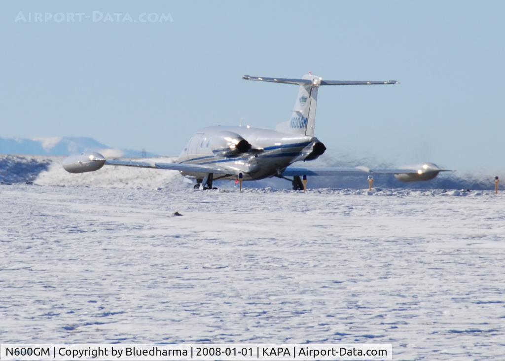 N600GM, 1981 Gates Learjet 25D C/N 290, Airlife Denver Power up.