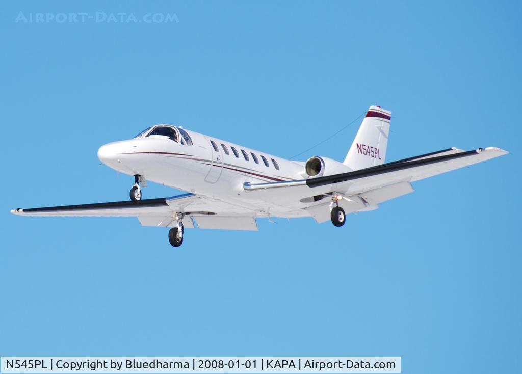 N545PL, 1993 Cessna 560 Citation Ultra C/N 560-0225, Approach to 17L