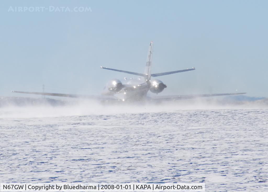 N67GW, 2003 Cessna 560 Citation Encore C/N 560-0641, Full Power for Takeoff.
