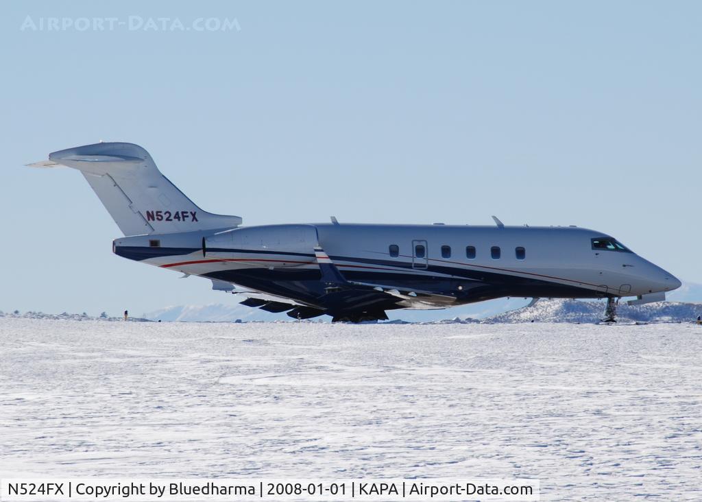 N524FX, 2006 Bombardier Challenger 300 (BD-100-1A10) C/N 20095, Cleared for takeoff on 17L.