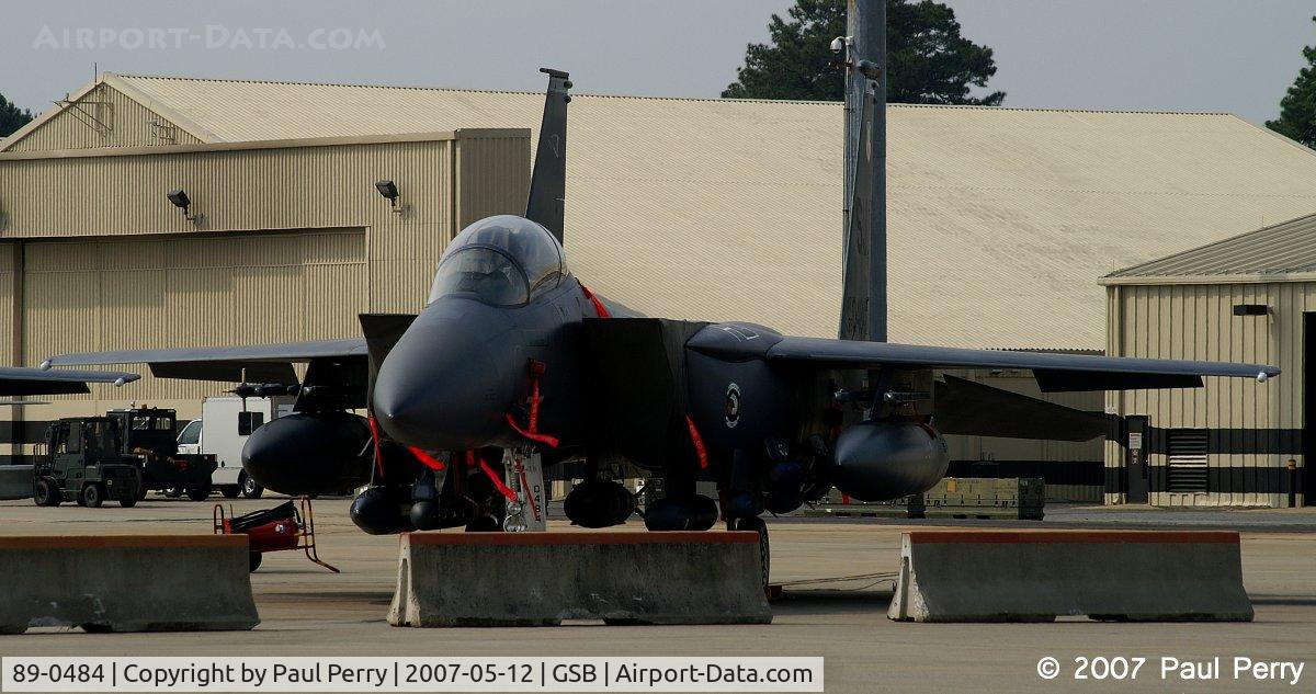 89-0484, 1989 McDonnell Douglas F-15E Strike Eagle C/N 1131/E106, A very well outfitted lady.