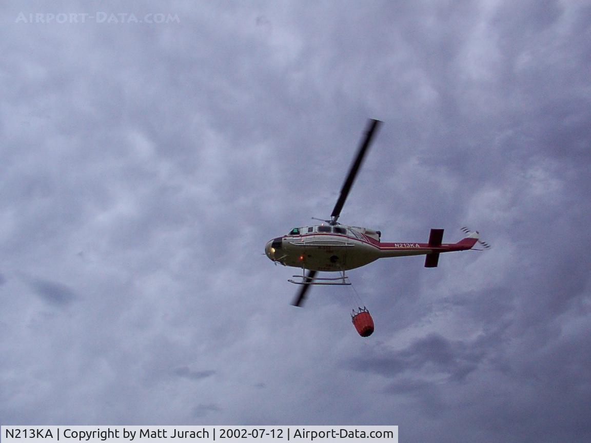 N213KA, 1981 Bell 212 C/N 31172, working with Bambi Bucket