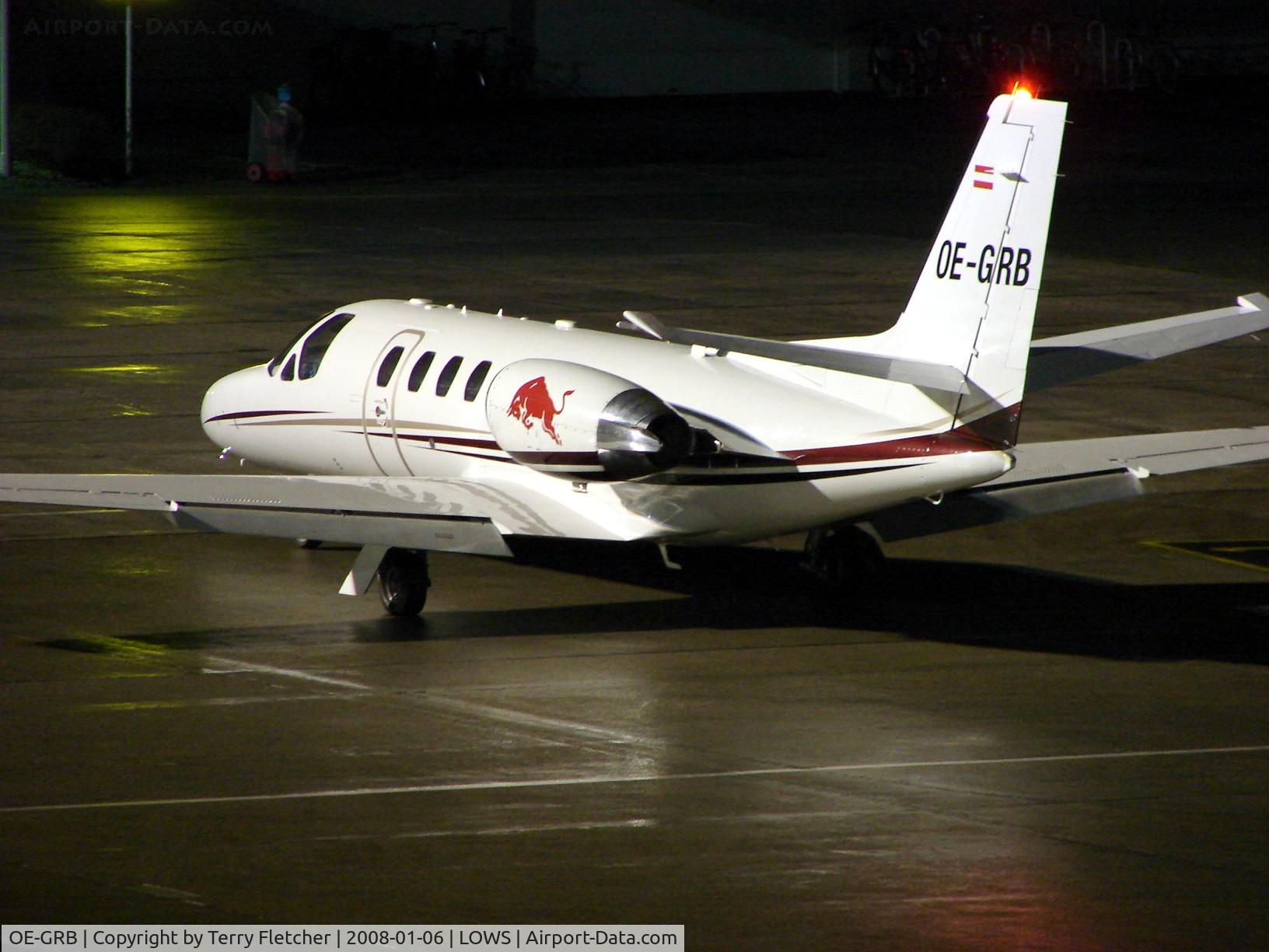 OE-GRB, 2002 Cessna 550 Citation Bravo C/N 550-1039, Red Bull's Citation at Salzburg Airport