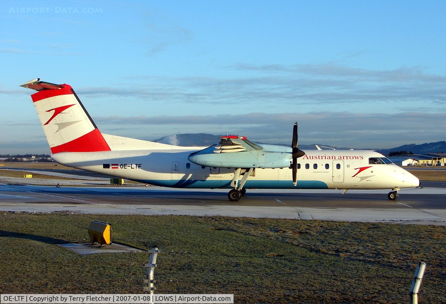 OE-LTF, 1996 De Havilland Canada DHC-8-314Q Dash 8 C/N 423, Austrian Arrows Dash 8 at Salzburg