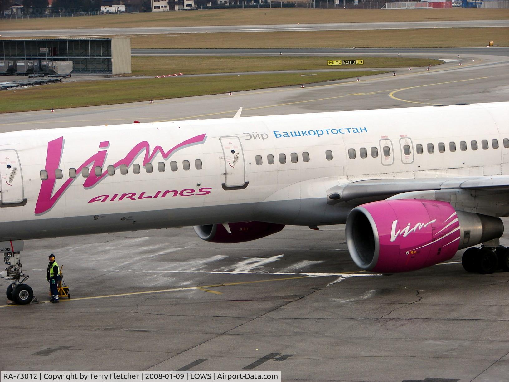 RA-73012, 1992 Boeing 757-230 C/N 25440, This B757 wears both Vim Airlines and Air Bashkortostan titles