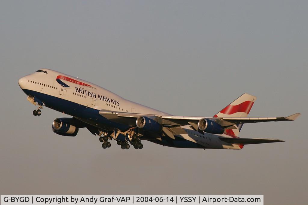 G-BYGD, 1999 Boeing 747-436 C/N 28857, British Airways 747-400