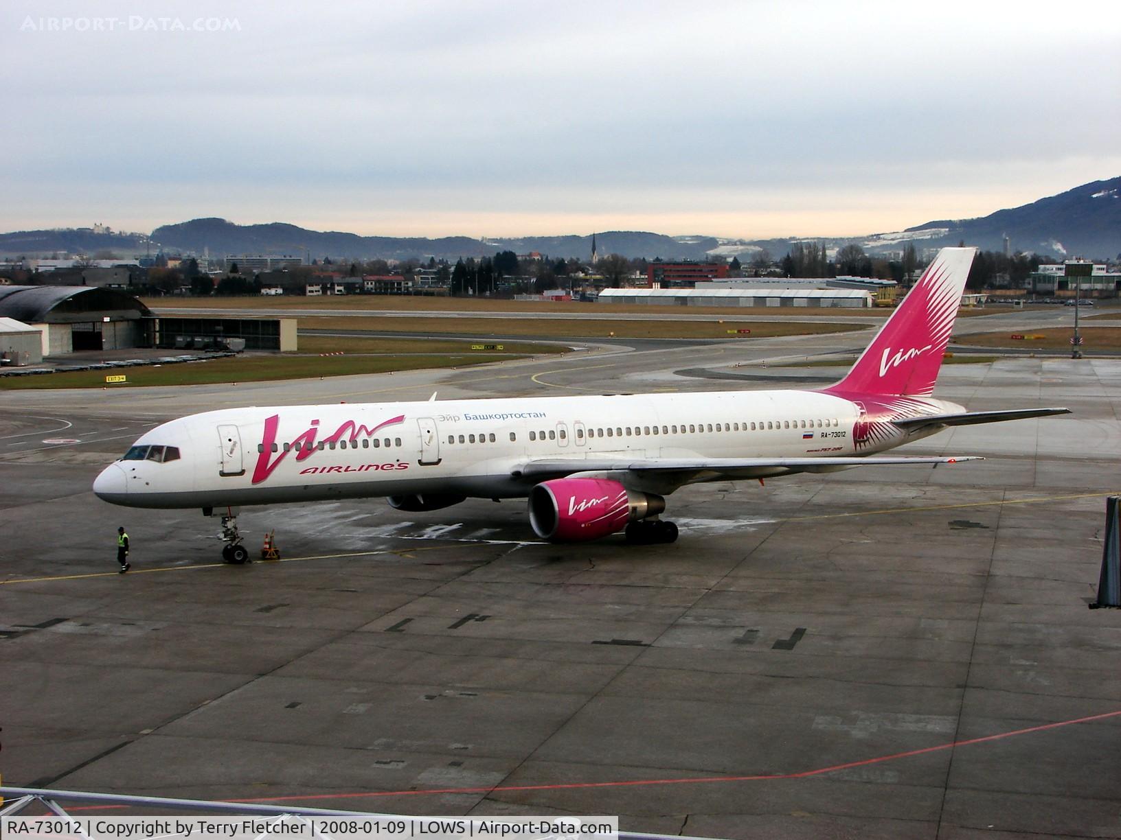 RA-73012, 1992 Boeing 757-230 C/N 25440, One of the many January charters from Russia in connection with the Christian Festival Season