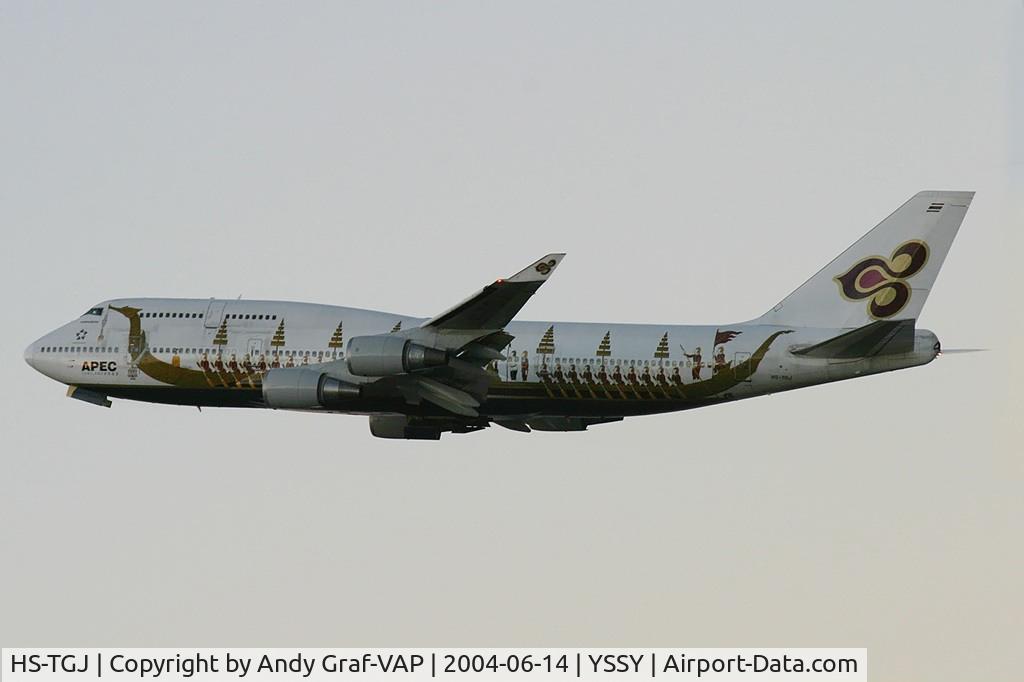 HS-TGJ, 1990 Boeing 747-4D7 C/N 24459, Thai International 747-400