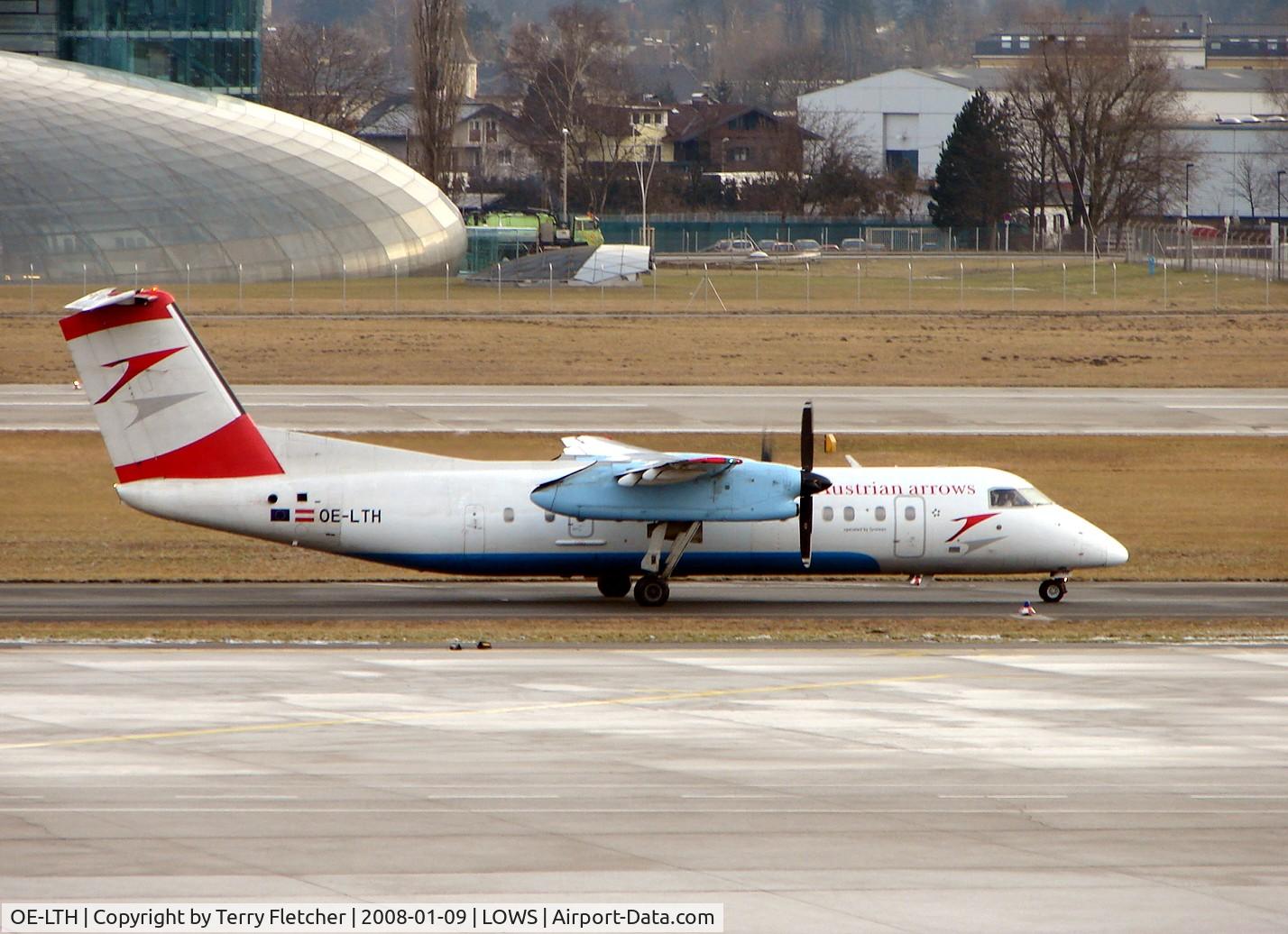OE-LTH, 1997 De Havilland Canada DHC-8-314Q Dash 8 C/N 442, Austrian Arrows Dash 8 at Salzburg