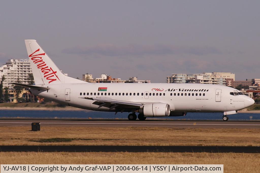 YJ-AV18, 1998 Boeing 737-3Q8 C/N 28054, Air Vanuatu 737-300