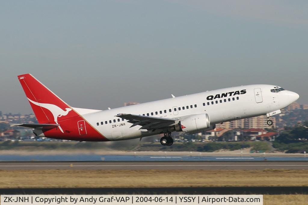 ZK-JNH, 1987 Boeing 737-376 C/N 23488, Qantas 737-300
