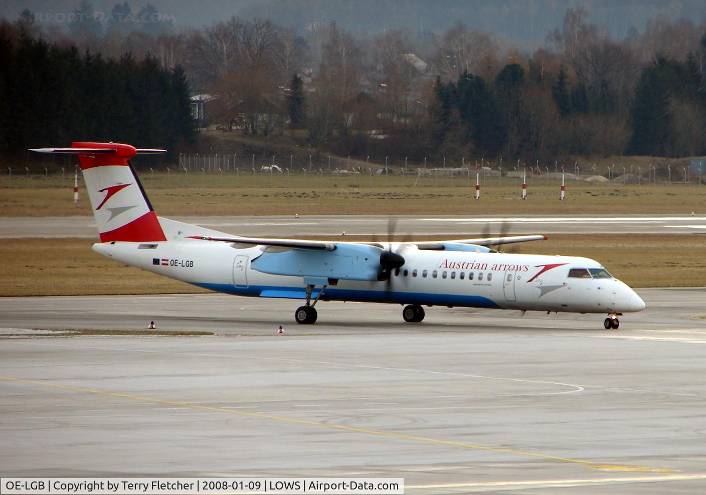 OE-LGB, 1999 De Havilland Canada DHC-8-402Q Dash 8 C/N 4015, Austrian Arrows Dash 8 400 series