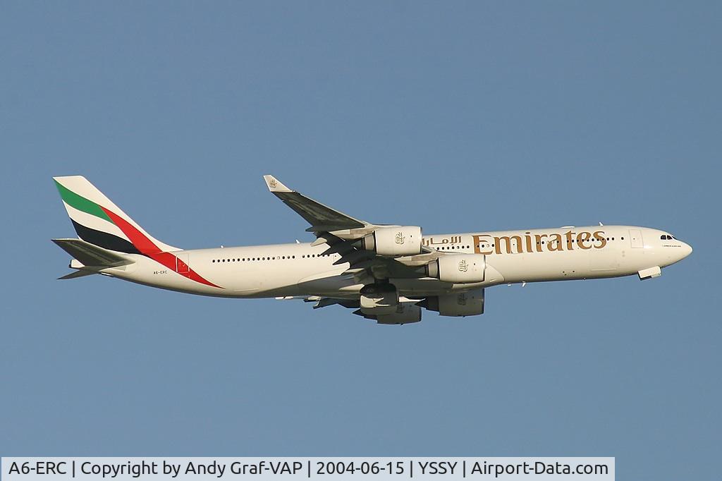 A6-ERC, 2003 Airbus A340-541 C/N 485, Emirates A340-500