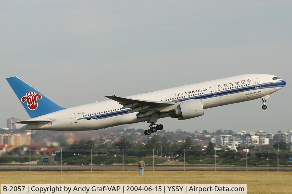 B-2057, 1998 Boeing 777-21B/ER C/N 27604, China Southern 777-200
