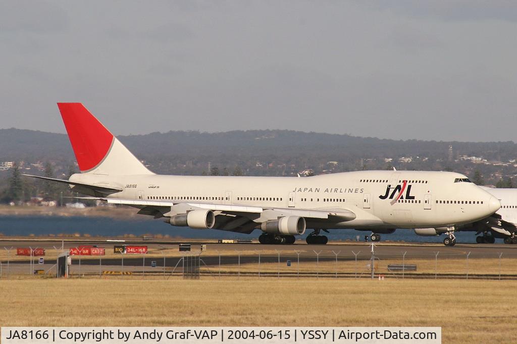 JA8166, 1985 Boeing 747-346 C/N 23151, JAL 747-400