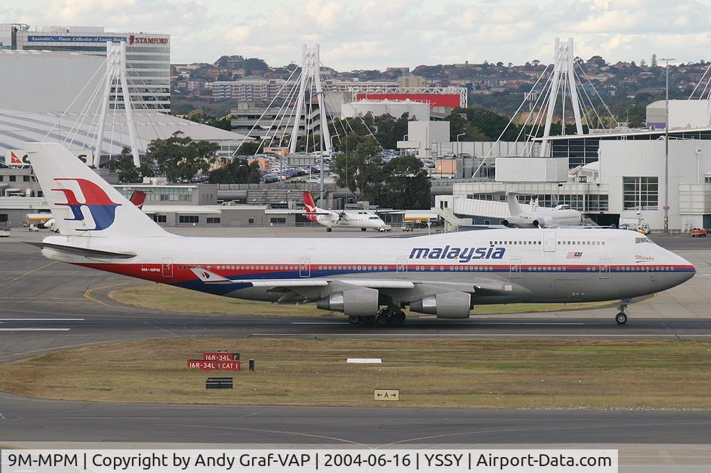 9M-MPM, 1998 Boeing 747-4H6 C/N 28435, Malaysia Airlines 747-400