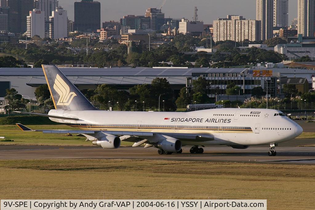 9V-SPE, 1995 Boeing 747-412 C/N 26554, Singapore Airlines 747-400