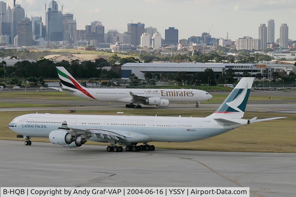B-HQB, 2002 Airbus A340-642 C/N 453, Cathay Pacific A340-600