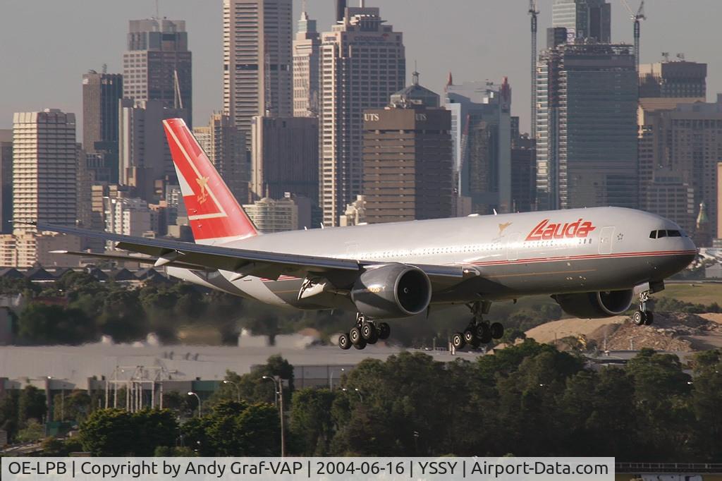 OE-LPB, 1998 Boeing 777-2Z9/ER C/N 28699, Lauda Air 777-200