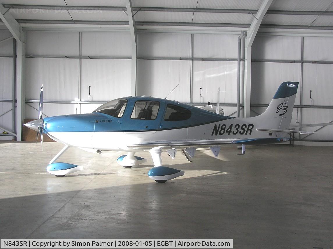 N843SR, 2007 Cirrus SR22 C/N 2790, Cirrus SR22 in smart colour scheme at Turweston