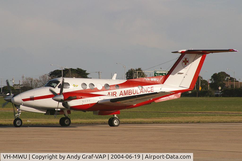 VH-MWU, 1992 Beech B200 King Air C/N BB-1418, Air Ambulance B200