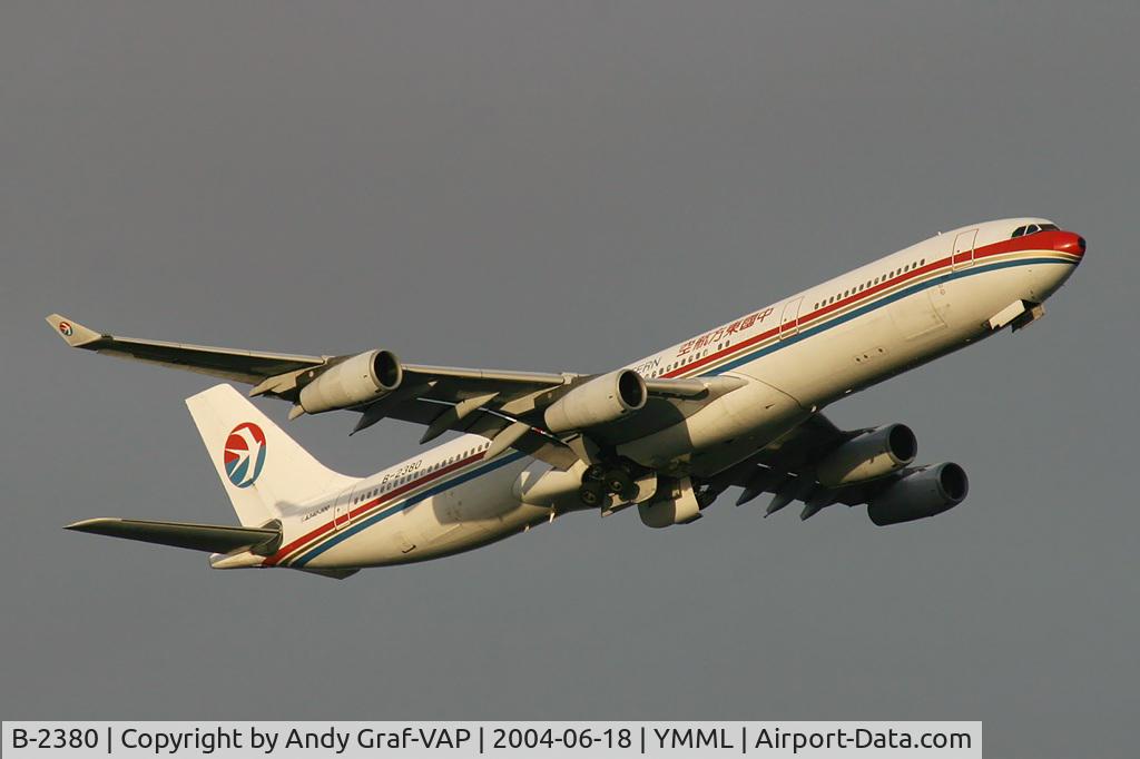 B-2380, 1996 Airbus A340-313 C/N 129, China Eastern A340-300