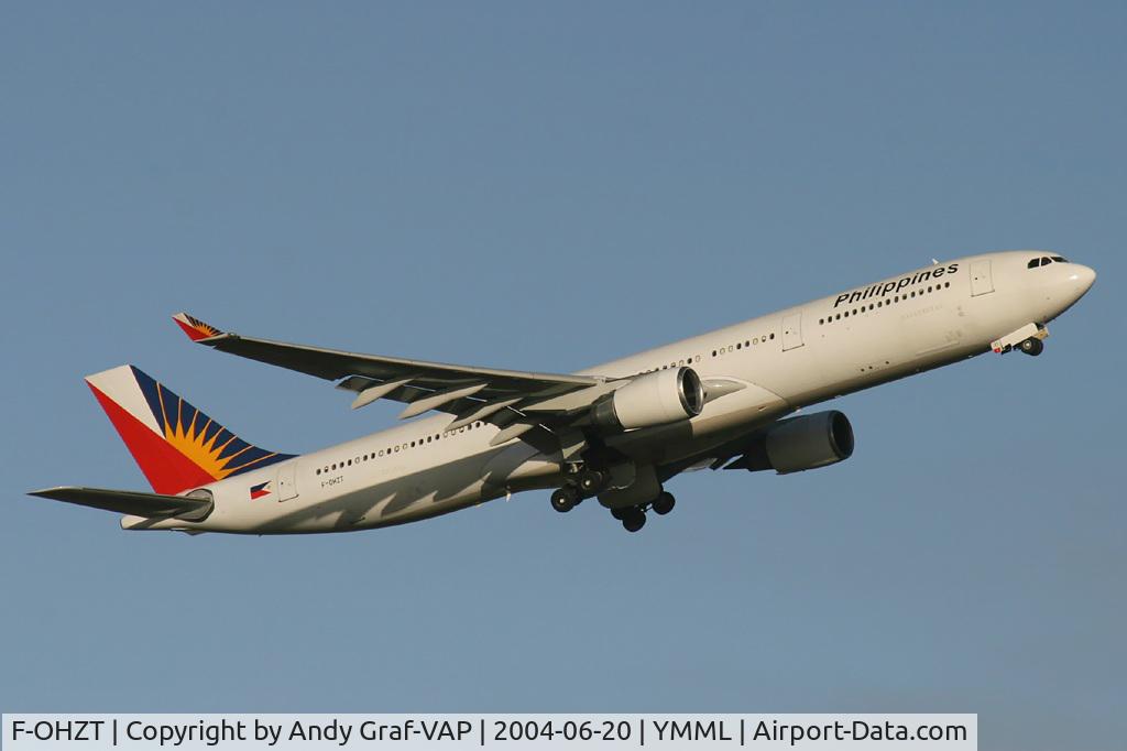 F-OHZT, Airbus A330-301 C/N 203, Philippines Airlines A330-300