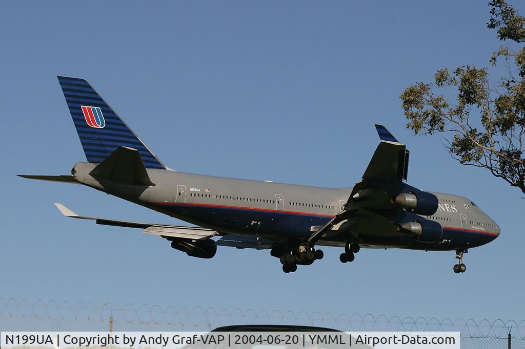 N199UA, 1997 Boeing 747-422 C/N 28717, United Airlines 747-400