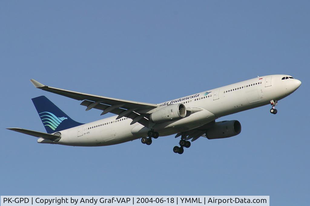 PK-GPD, 1997 Airbus A330-341 C/N 144, Garuda A330-300