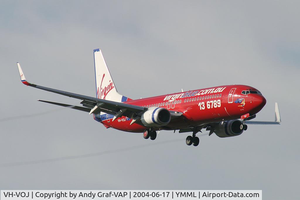 VH-VOJ, Boeing 737-81Q C/N 30787, Virgin Blue 737-800