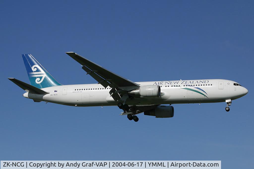 ZK-NCG, 1993 Boeing 767-319 C/N 26912, Air New Zealand 767-300