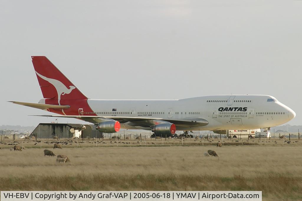 VH-EBV, 1985 Boeing 747-338 C/N 23224, Qantas 747-300