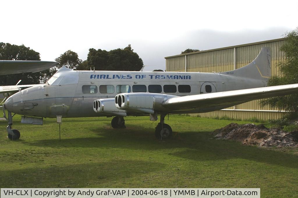 VH-CLX, De Havilland 114 Riley Heron C/N 14098, Airline of Tasmania DH-121