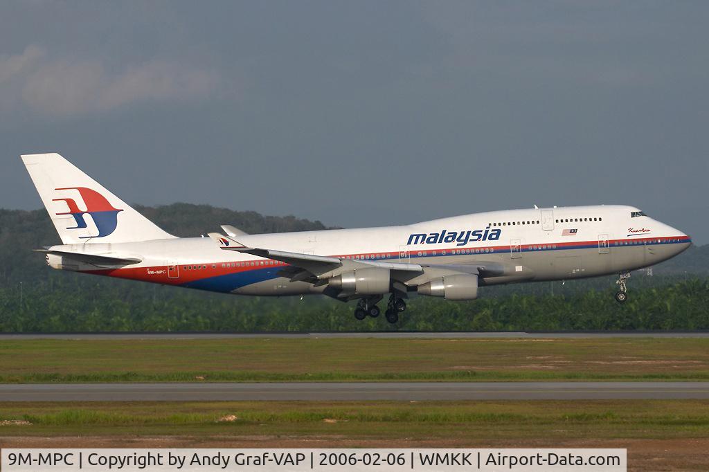 9M-MPC, 1993 Boeing 747-4H6 C/N 25700, Malaysia Airlines 747-400