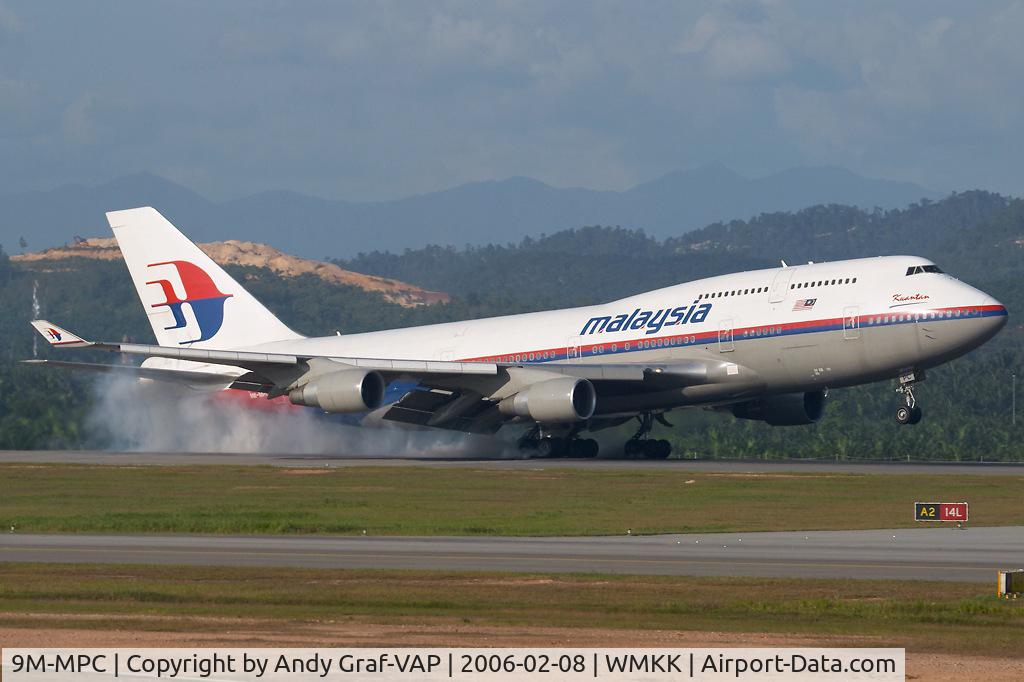 9M-MPC, 1993 Boeing 747-4H6 C/N 25700, Malaysia Airlines 747-400