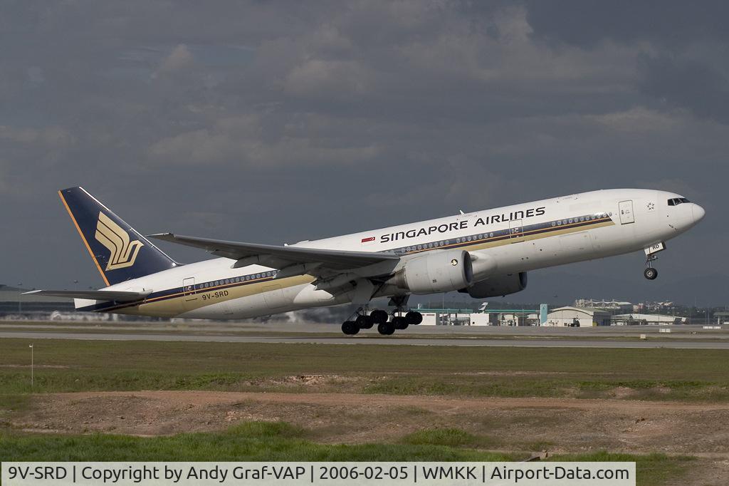 9V-SRD, 1998 Boeing 777-212/ER C/N 28514, Singapore Airlines 777-200