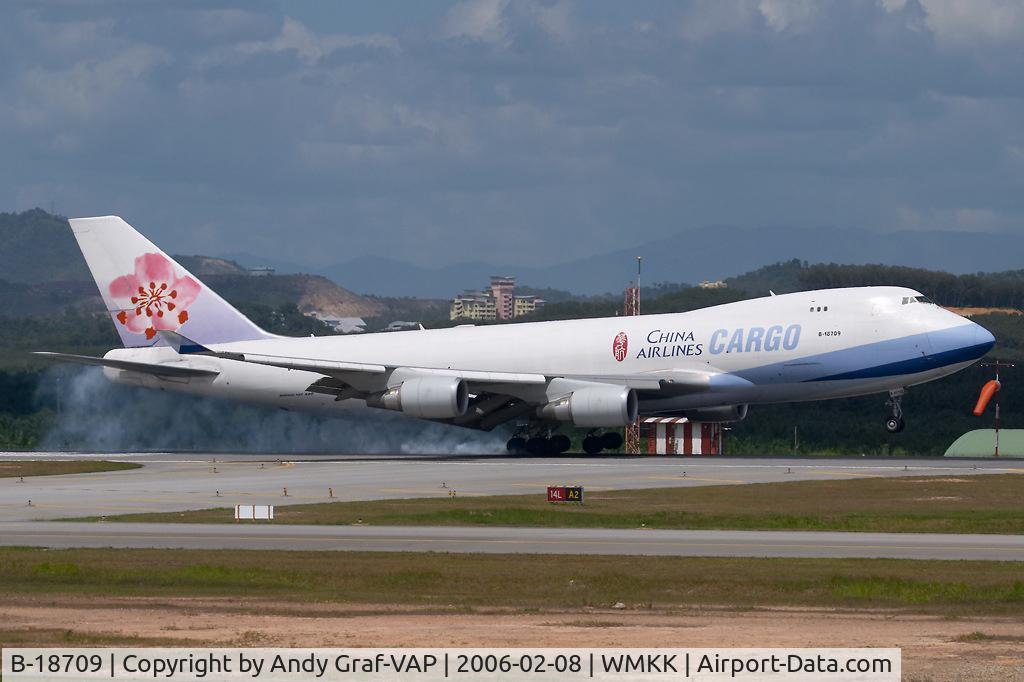 B-18709, 2002 Boeing 747-409F/SCD C/N 30766, China Airlines 747-400