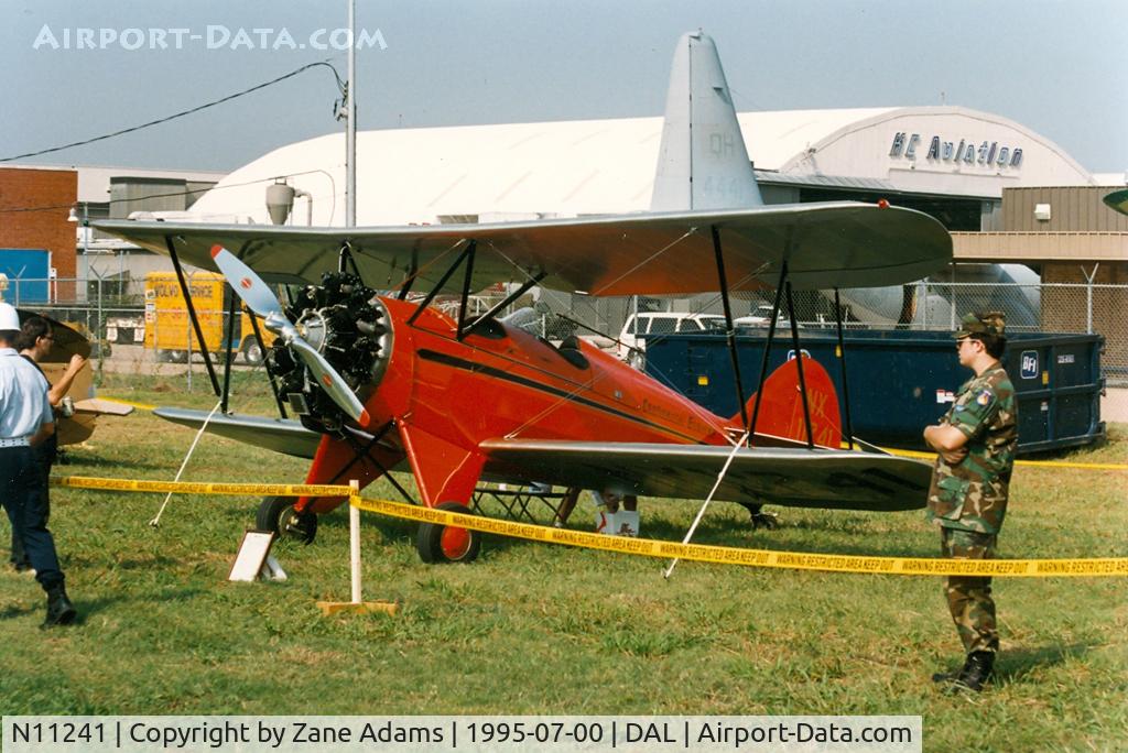 N11241, 1931 Waco QCF C/N 3453, Curly Havelaar's Prototype WACO QCF at Love Field Airshow