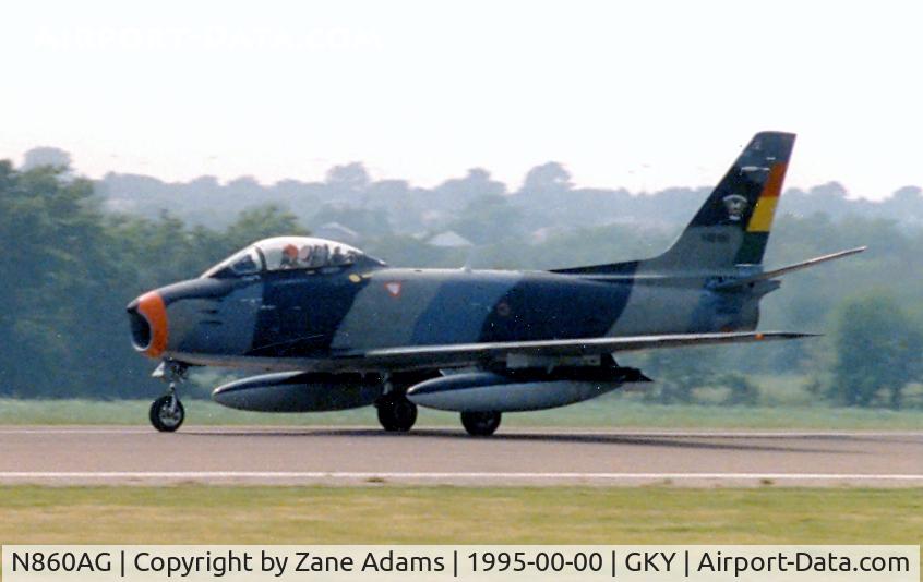 N860AG, 1952 North American F-86F Sabre C/N 191-362 (52-4666), Former Bolvian AF Sabre - First Restoration Flight in US