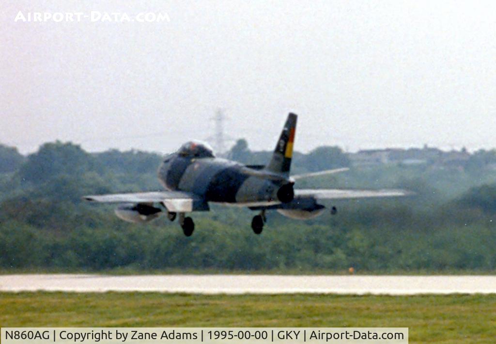 N860AG, 1952 North American F-86F Sabre C/N 191-362 (52-4666), Former Bolvian AF Sabre - First Restoration Flight in US