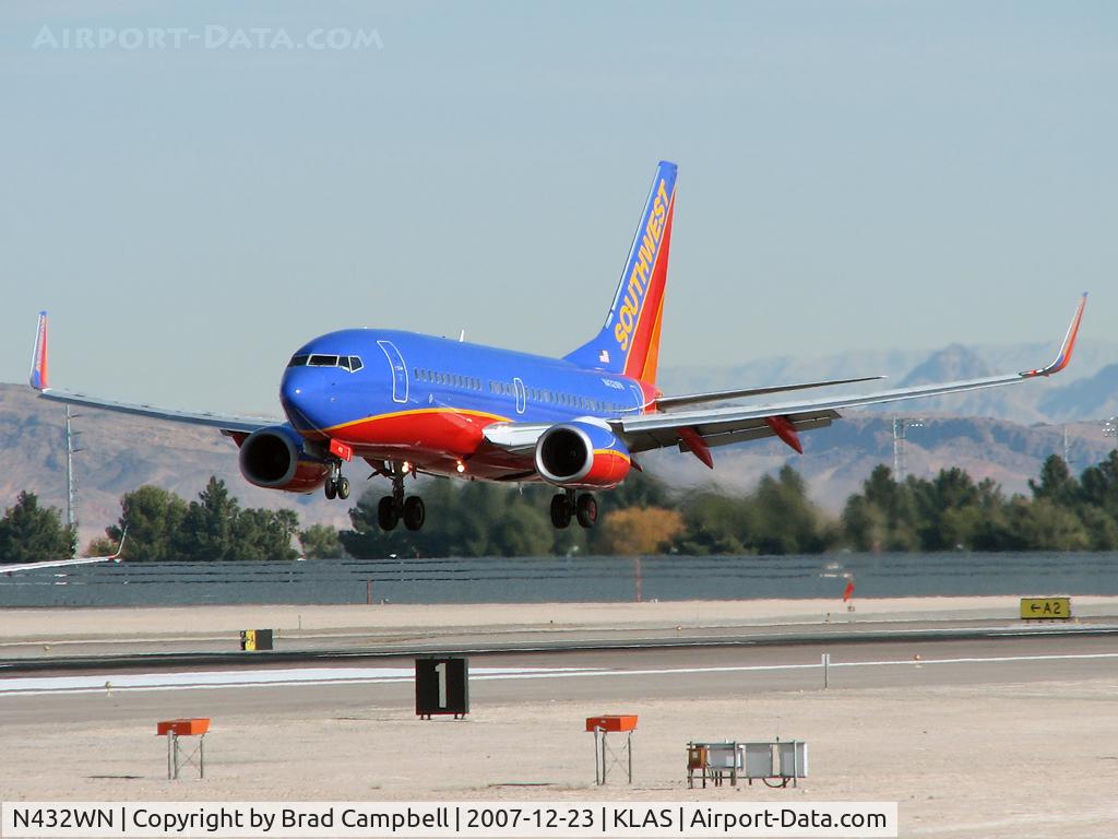 N432WN, 2003 Boeing 737-7H4 C/N 33715, Southwest Airlines / 2003 Boeing 737-7H4
