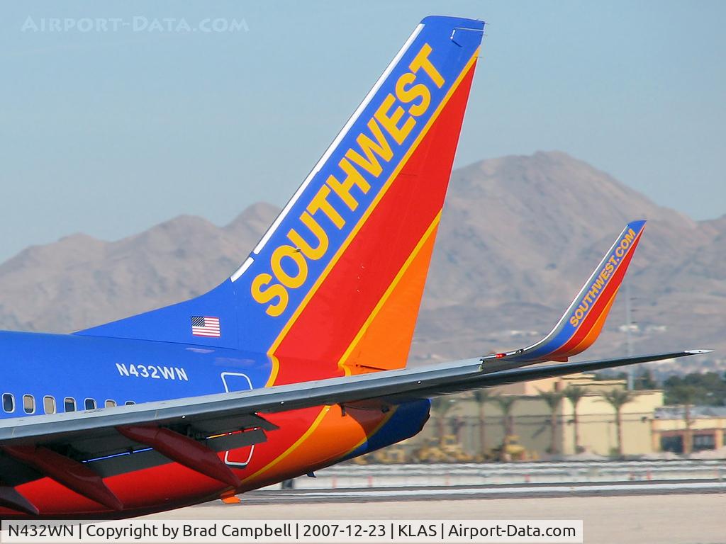 N432WN, 2003 Boeing 737-7H4 C/N 33715, Southwest Airlines / 2003 Boeing 737-7H4