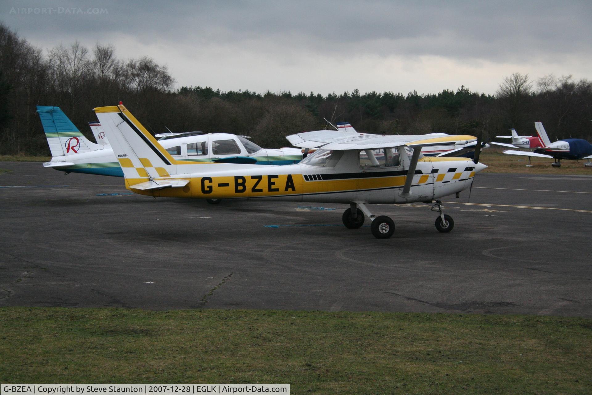 G-BZEA, 1979 Cessna A152 Aerobat C/N A152-0824, Taken at Blackbushe Airport 28th December 2007