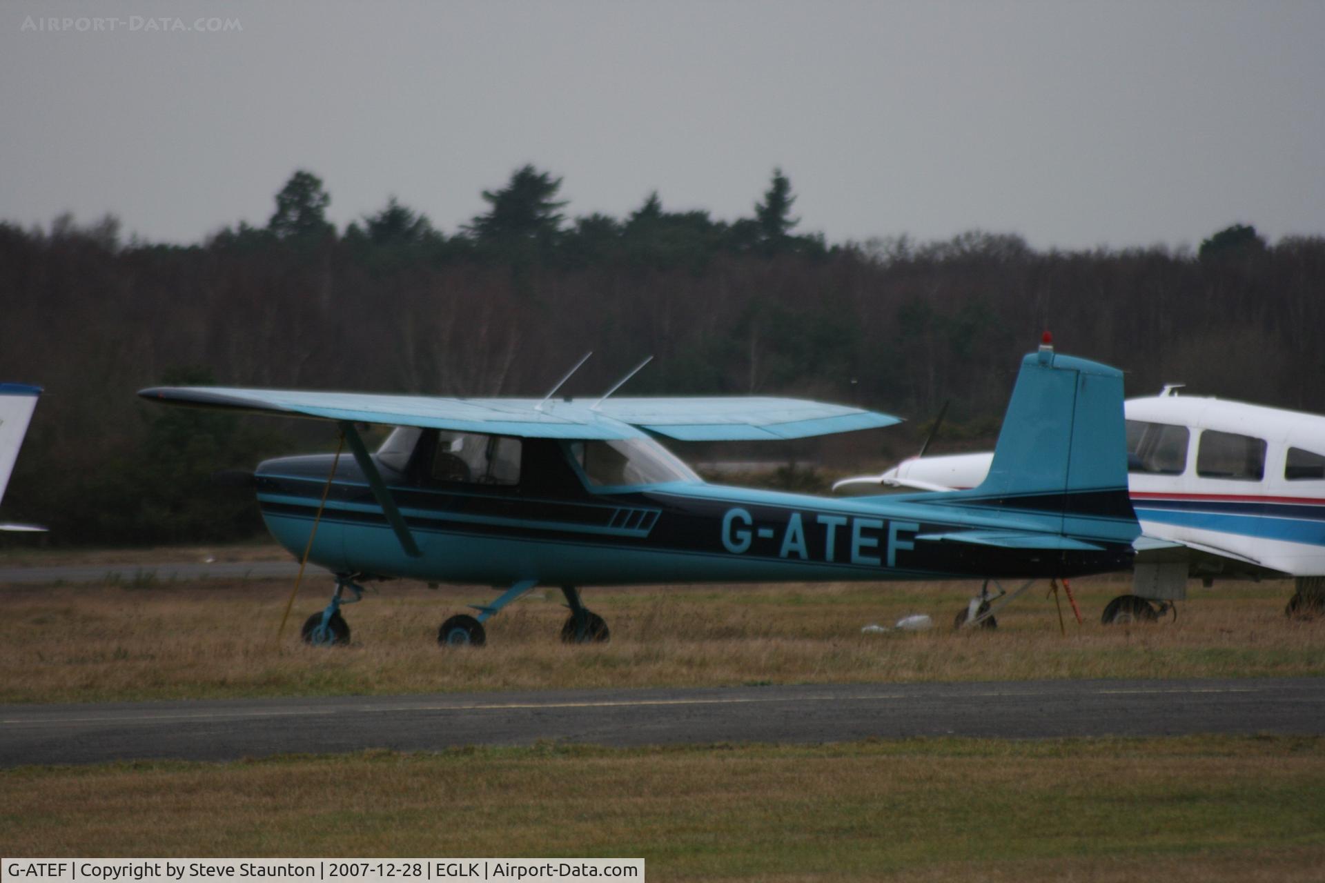 G-ATEF, 1965 Cessna 150E C/N 150-61378, Taken at Blackbushe Airport 28th December 2007