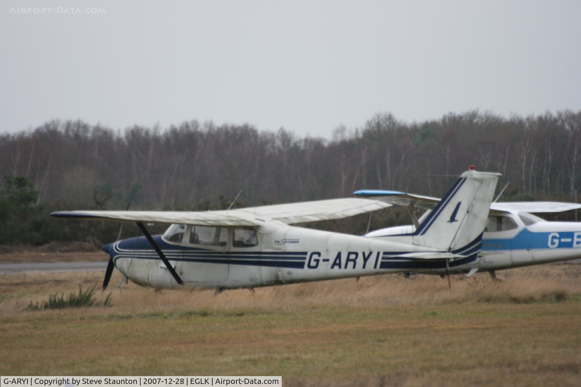 G-ARYI, 1962 Cessna 172C C/N 17249260, Taken at Blackbushe Airport 28th December 2007