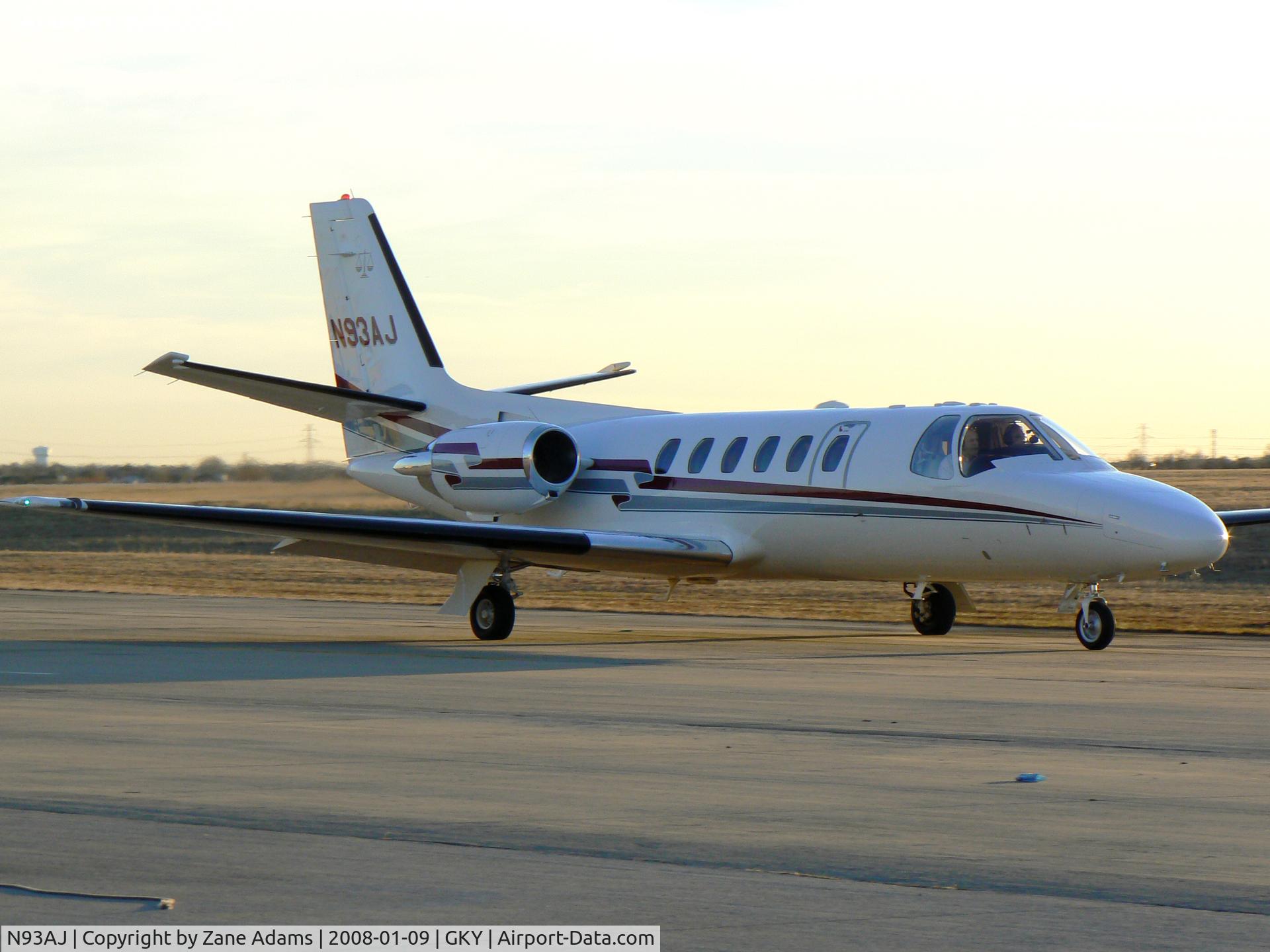N93AJ, 1981 Cessna 550 C/N 550-0337, At Arlington Municipal