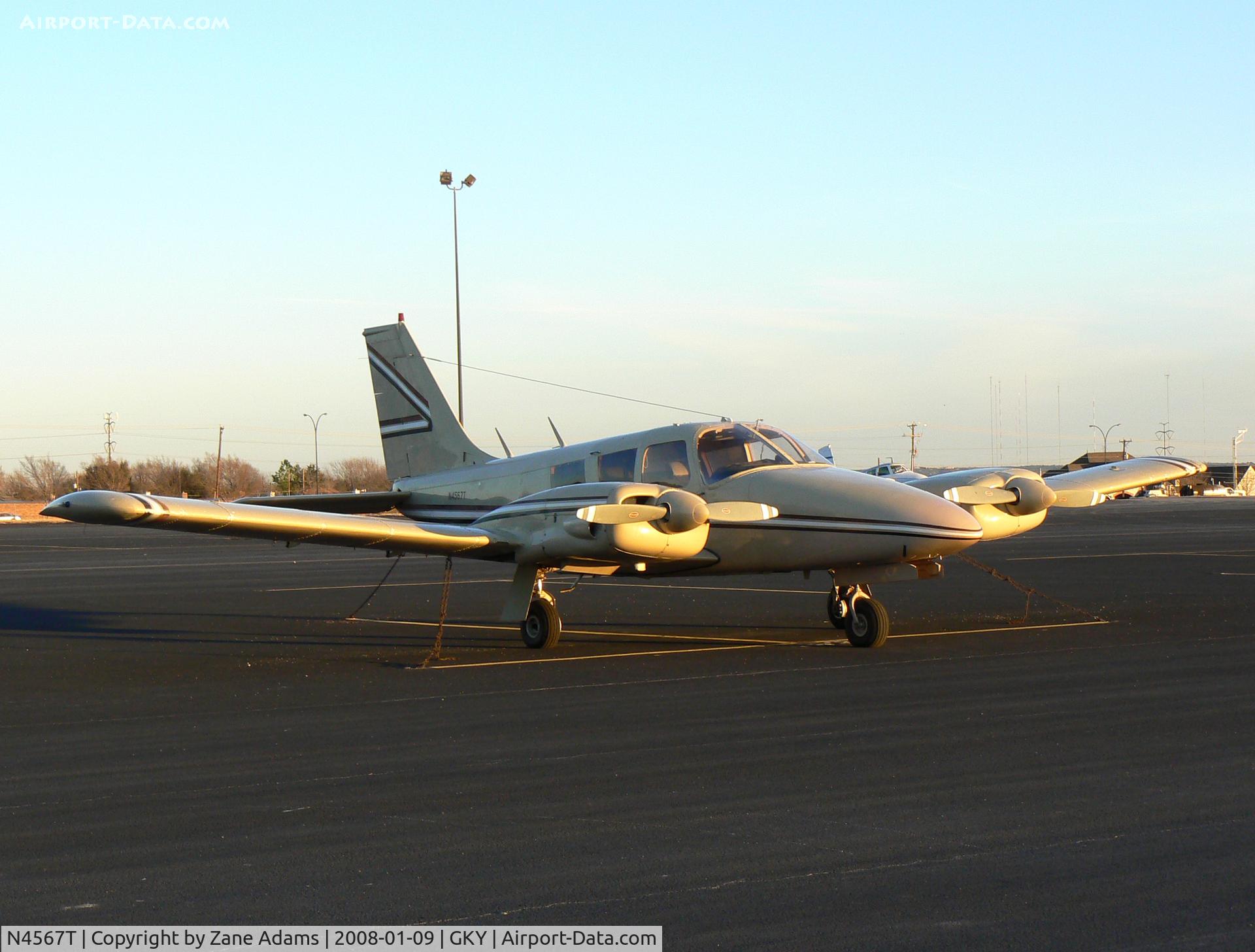 N4567T, 1972 Piper PA-34-200 C/N 34-7250136, At Arlington Municipal
