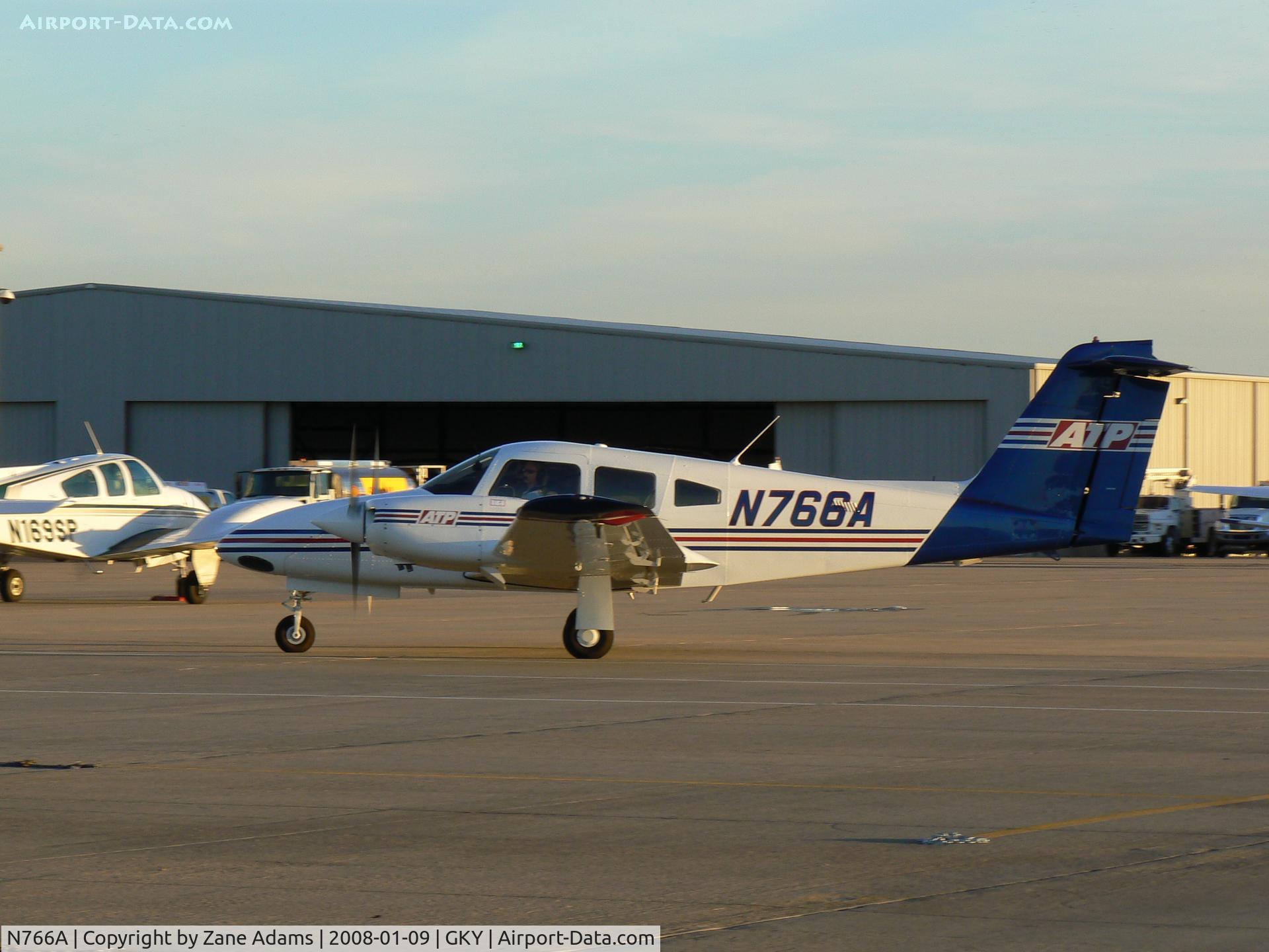 N766A, 2007 Piper PA-44-180 Seminole C/N 4496245, At Arlington Municipal -ATP