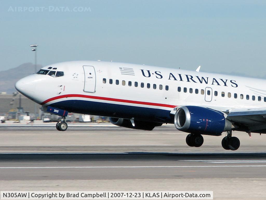 N305AW, 1988 Boeing 737-3G7 C/N 24012, US Airways / 1988 Boeing 737-3G7